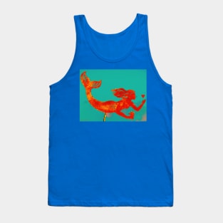 Crimson Mermaid Tank Top